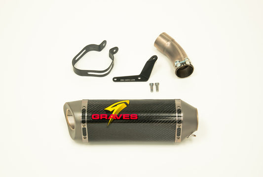 Graves Motorsports Cat Eliminator Titanium Exhaust System Kawasaki ZX10r 2016-2020