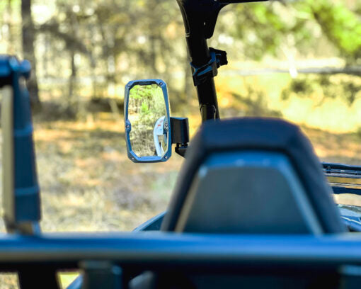 Seizmik Mirror Embark Side View with ABS Body & Bezel ? Adjustable Clamp (Pair) - Adventure Parts