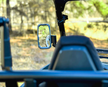 Seizmik Mirror Embark Side View with ABS Body & Bezel ? Adjustable Clamp (Pair) - Adventure Parts