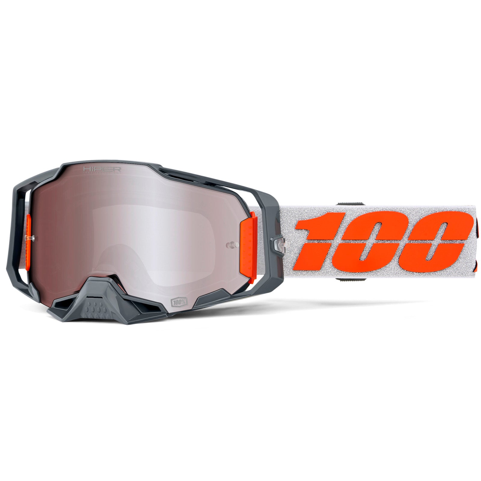 100% Armega Hiper Lens Motorcycle Goggles - Adventure Parts