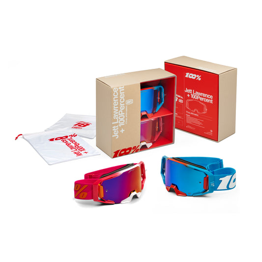 100% Jett Lawrence ARmatic Limited Edition Kit Goggle Pack - Adventure Parts