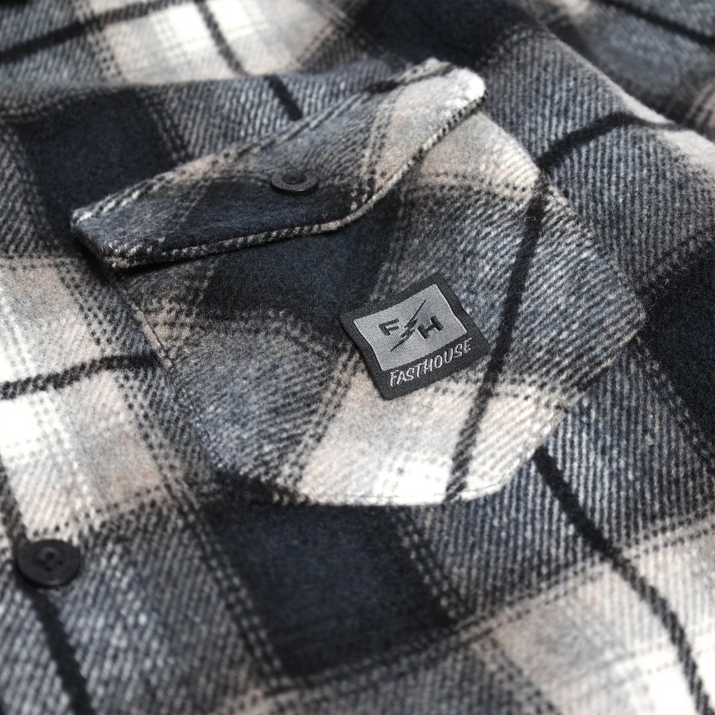 Fasthouse Folsom Heavyweight Flannel - Adventure Parts