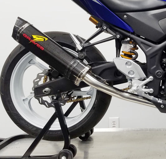 Graves Motorsports Cat-Eliminator Exhaust System Yamaha R3 2015-2024