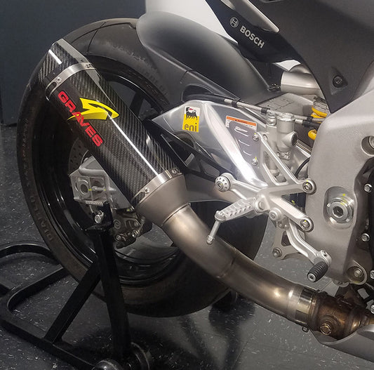 Graves Motorsports Cat Eliminator Exhaust Aprilia RSV4 RF/RR 2016