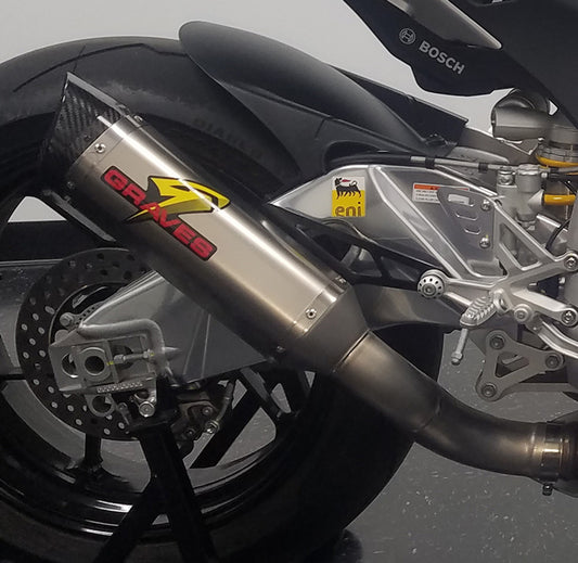 Graves Motorsports Cat Eliminator Exhaust Titanium Aprilia RSV4 RF/RR 2016