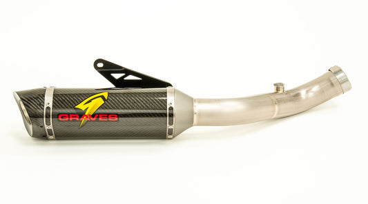 Graves Motorsports Cat Eliminator Carbon Exhaust System Aprilia RSV4 Factory 2019-2020