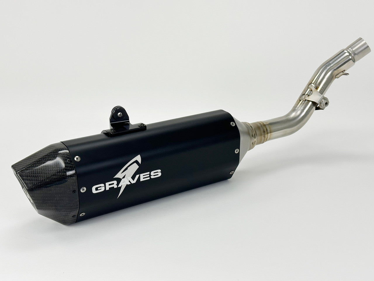Graves Motorsports Slip-on Exhaust Black  Honda CRF300L 2021-2025