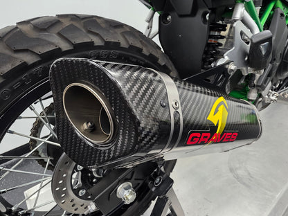 Graves Motorsports Carbon Exhaust Kawasaki KLE 500 2026+