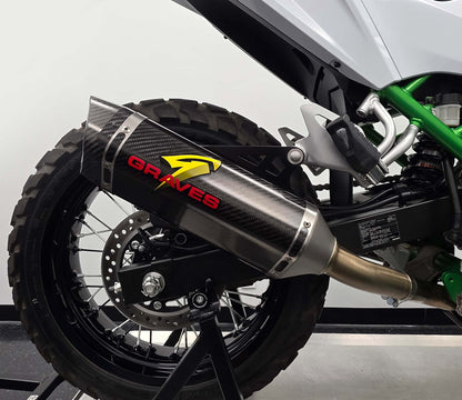 Graves Motorsports Carbon Exhaust Kawasaki KLE 500 2026+