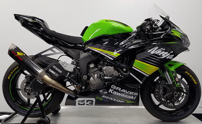 Graves Motorsports Cat Back Exhaust Kawasaki WORKS2 ZX-6R 2009-2018