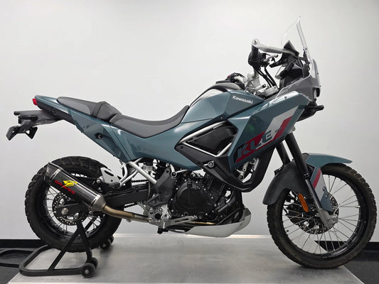 Graves Motorsports LINK Full Exhaust - Carbon Silencer Kawasaki KLE 500 2026+