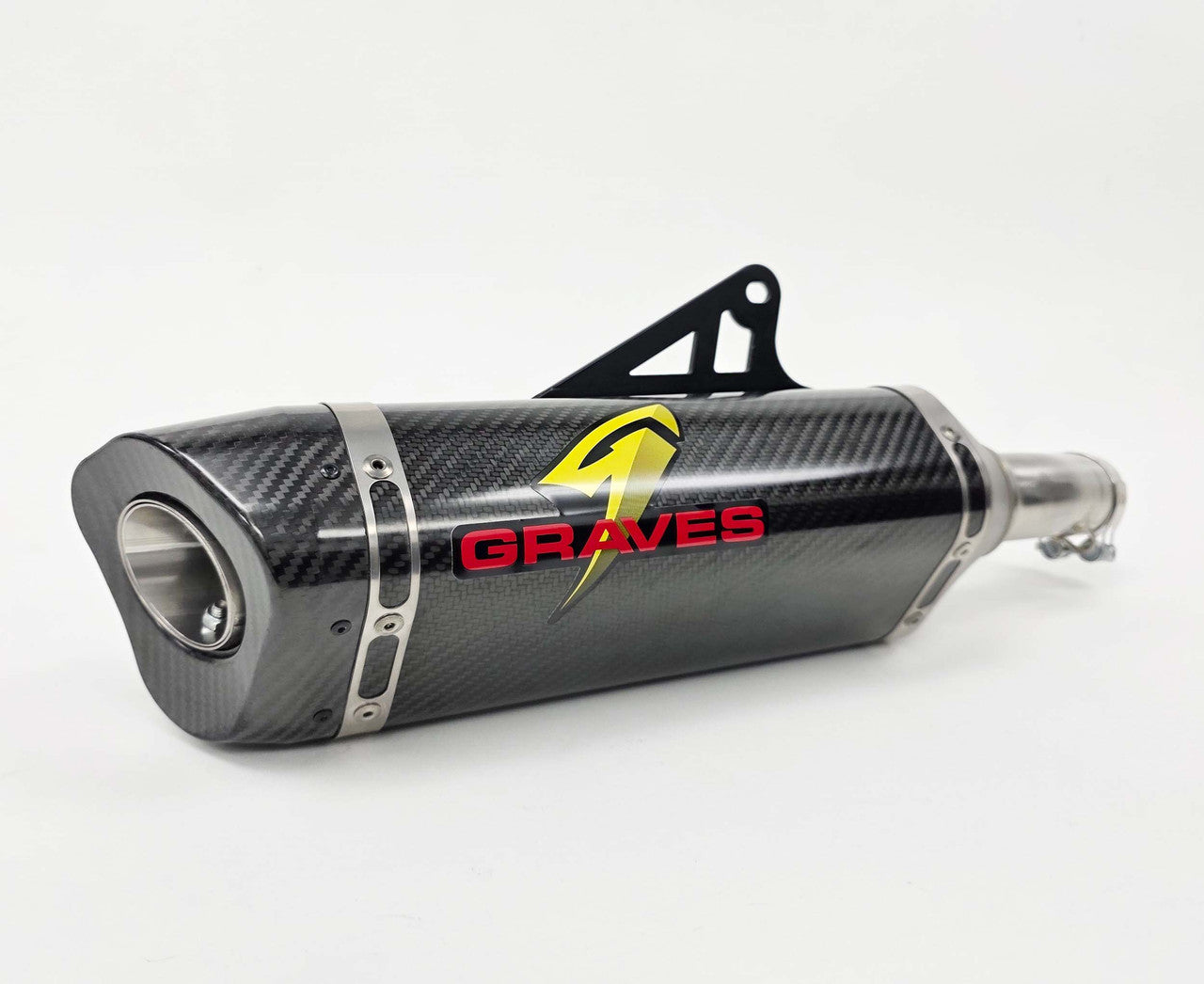 Graves Motorsports Exhaust Cat-Back Carbon Silencer Kawasaki Ninja 400/500 2018-2024 - Adventure Parts