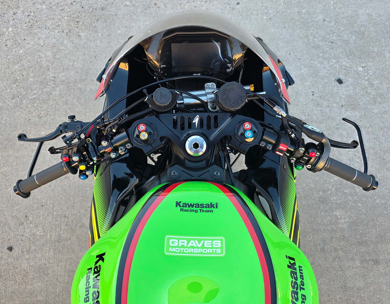Graves Motorsports Race Top Triple Clamp Kawasaki ZX-6R 2019-2026