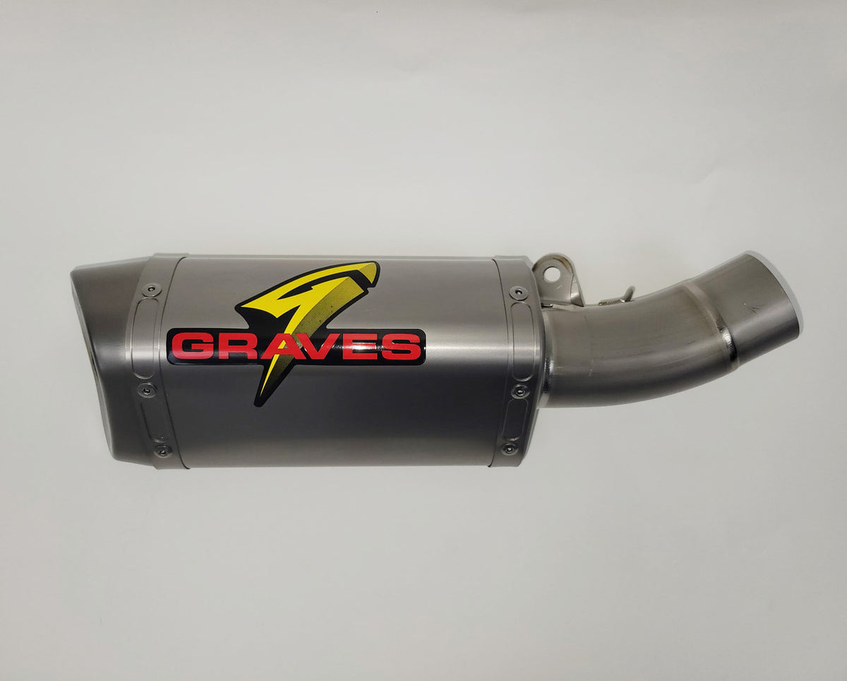 Graves Motorsports Slip-on Exhaust Kawasaki Ninja ZX6R / ZX636 2009-2018 - Adventure Parts