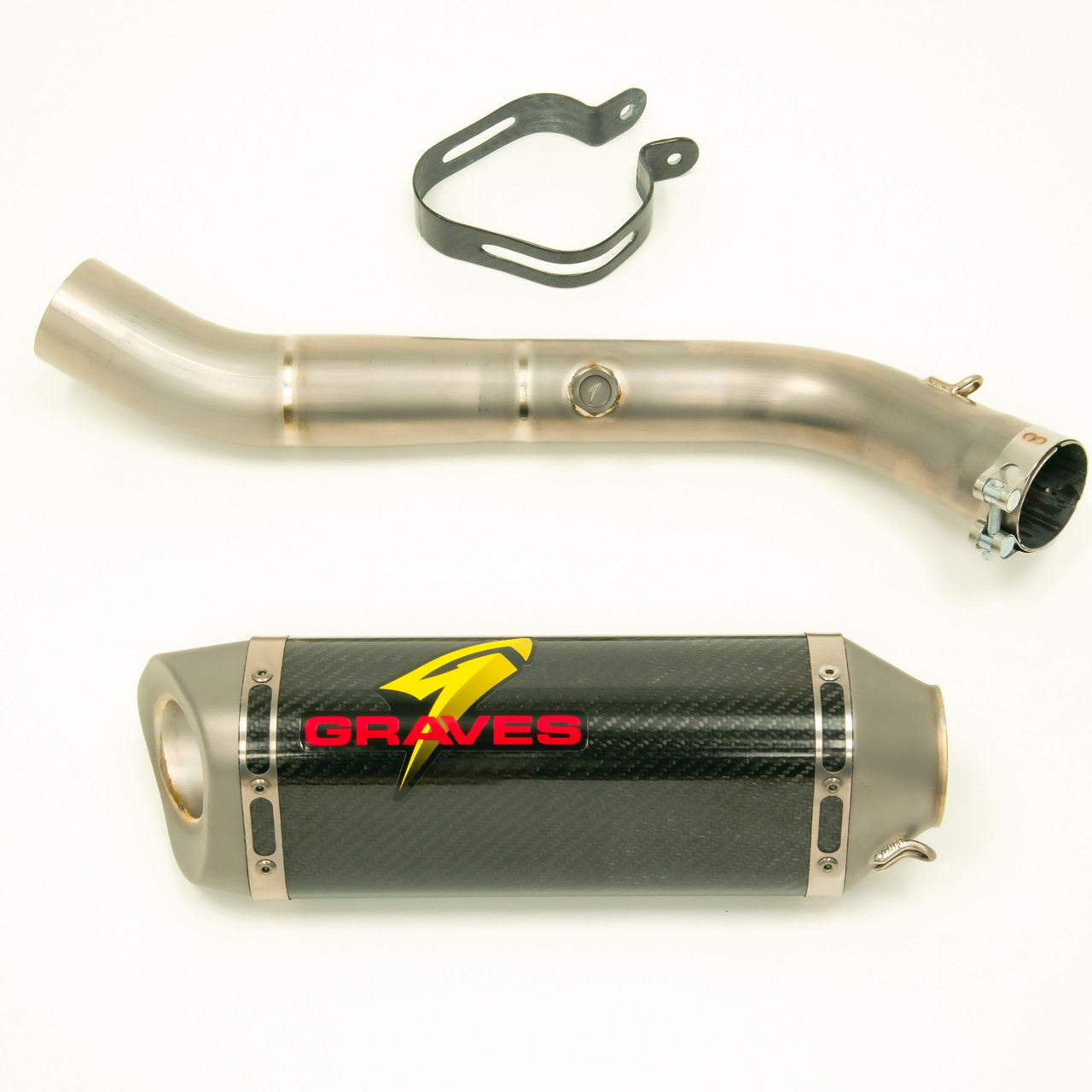 Graves Motorsports Carbon WORKS Cat Eliminator Exhaust Kawasaki ZX10R 2016-2020