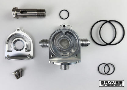 Graves Motorsports Oil Adapter Mount Kawasaki ZX-4RR/4R 2023+