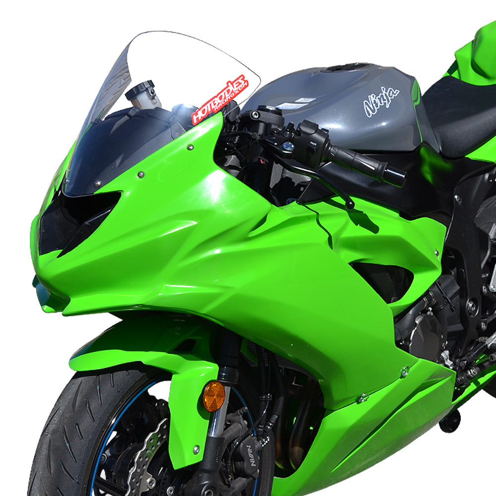Hotbodies Racing Race Bodywork – ColorForm Green Kawasaki ZX6R 2019-2023 - Adventure Parts