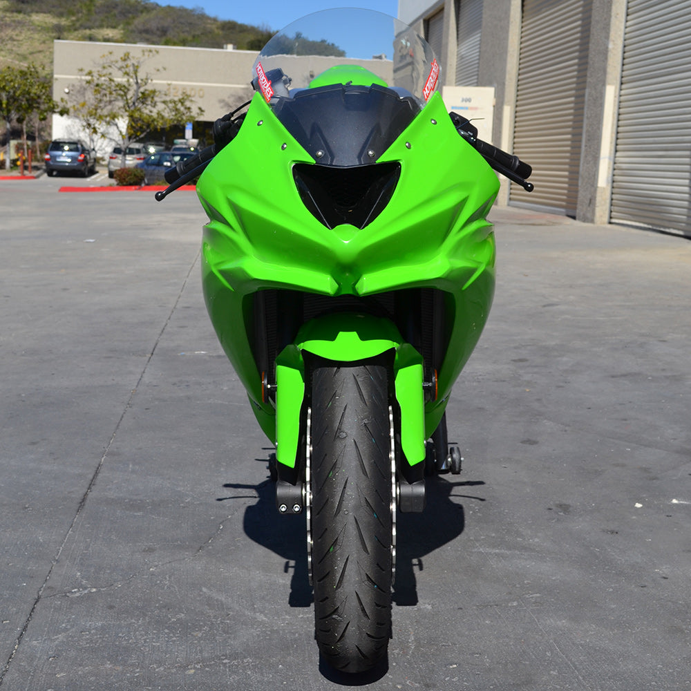 Hotbodies Racing Race Bodywork – ColorForm Green Kawasaki ZX6R 2019-2023 - Adventure Parts