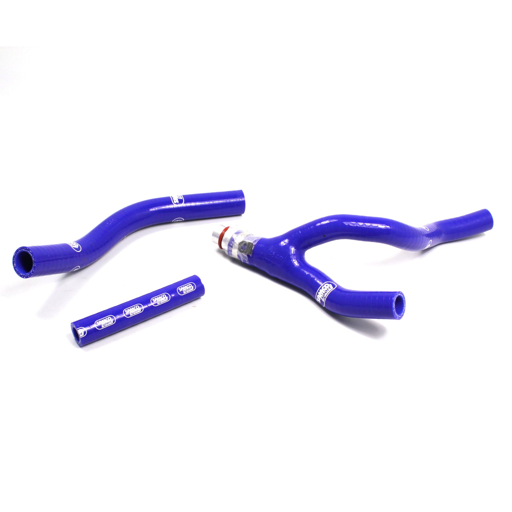 Samco Radiator Hose 4 Piece Kit Yamaha YZ 250 F Y Piece Race Design with Alloy Insert 2014-2018 - Adventure Parts
