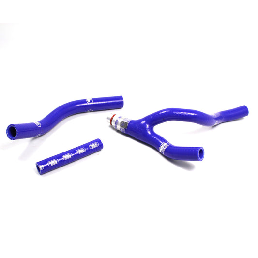 Samco Radiator Hose 4 Piece Kit Yamaha YZ 250 F Y Piece Race Design with Alloy Insert 2014-2018 - Adventure Parts
