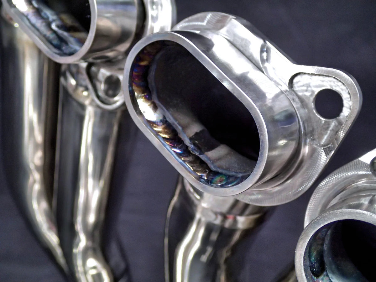 Vandemon Performance Polished Titanium Exhaust System Kawasaki Ninja H2/H2R 2015-2026