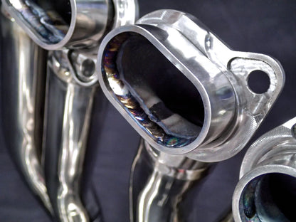 Vandemon Performance Polished Titanium Exhaust System Kawasaki Ninja H2/H2R 2015-2026
