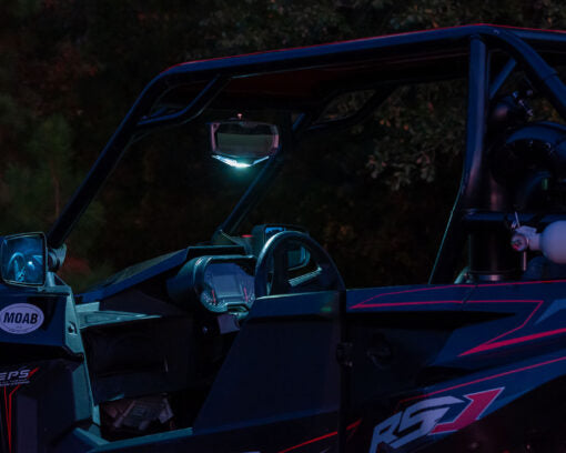 Seizmik Mirror Halo-RA LED Rearview with Cast Aluminum Bezel – Polaris RZR Pro XP - Adventure Parts
