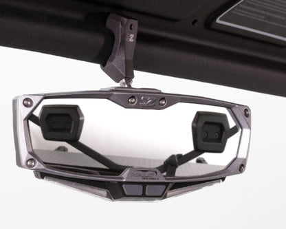 Seizmik Mirror Halo-RA LED Rearview with Cast Aluminum Bezel – Can-Am Defender - Adventure Parts
