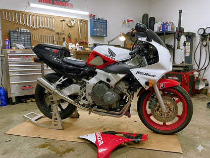 Vandemon Stainless Steel Racing Exhaust System Shortie Muffler Honda CBR250RR MC22 1990-2000
