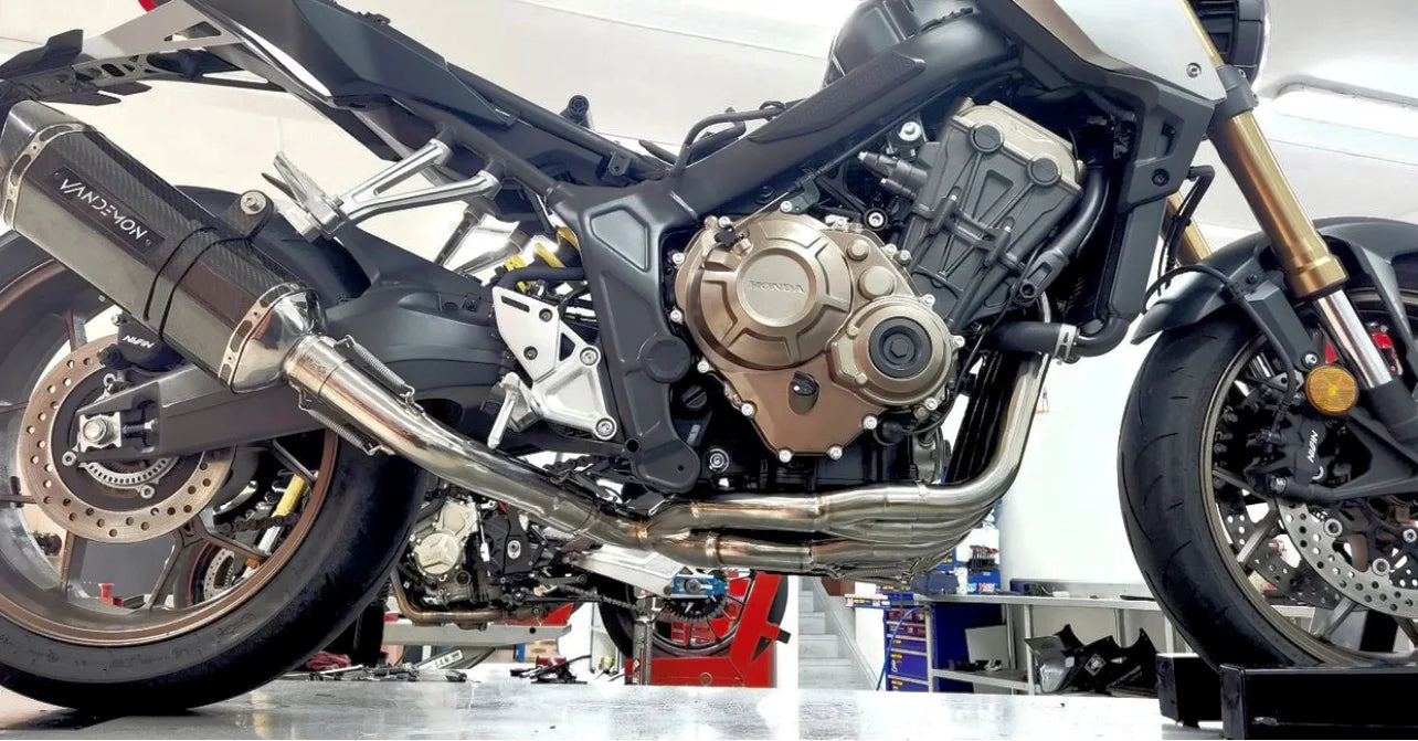 Vandemon Titanium Exhaust System Honda CB650F, CBR650F, CB650R, CBR650R 2014-2023 - Adventure Parts