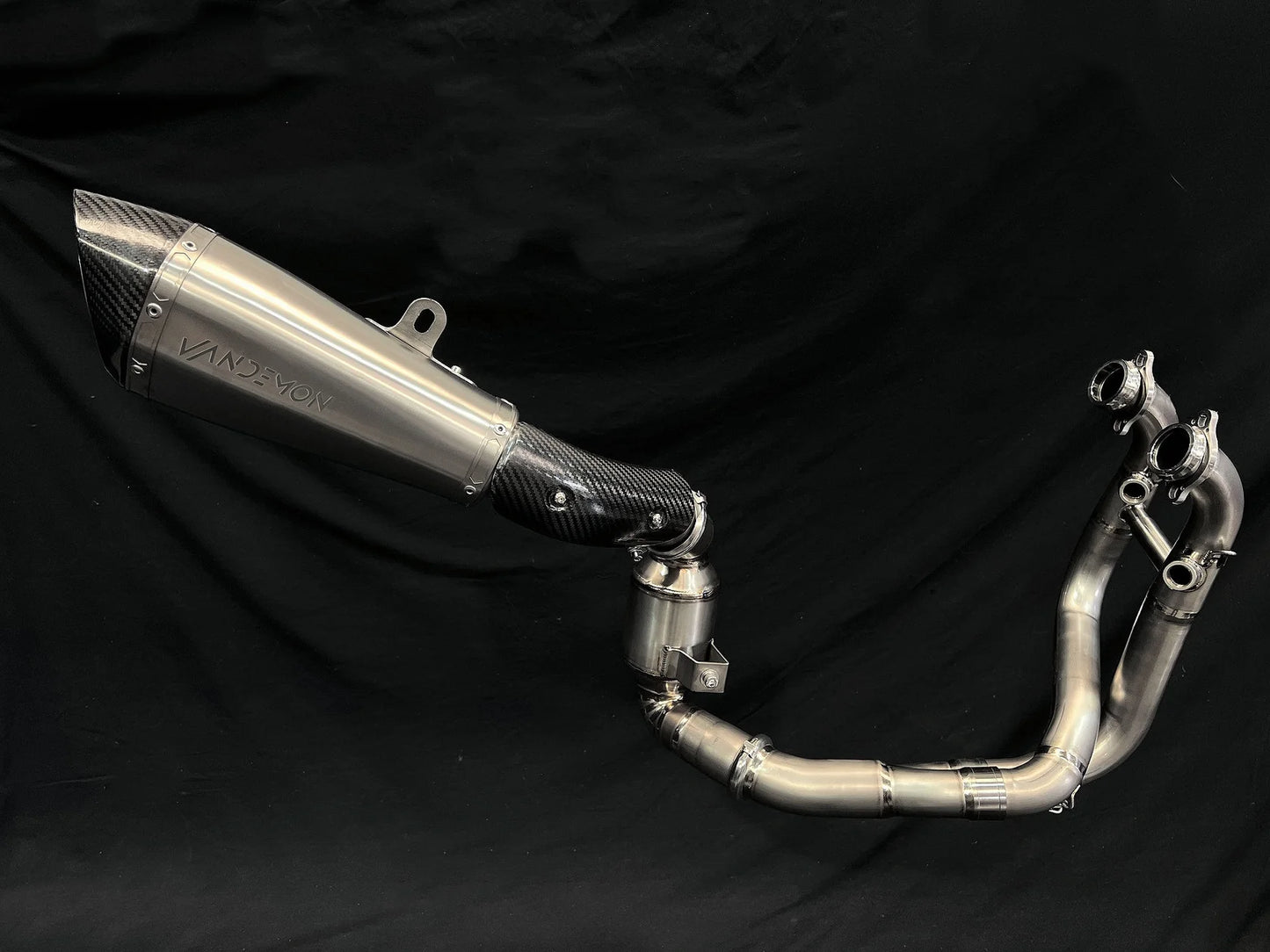 Vandemon Titanium Exhaust System & Cat Delete KTM 790/890 Duke & R 2017-2026