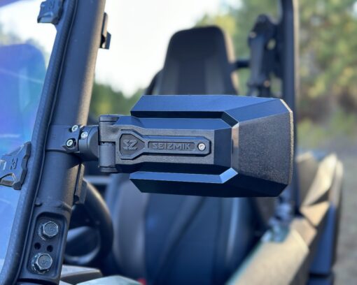 Seizmik TrailRider Side View Mirrors (Pair) – Universal 1.75″ Inch Round Tube - Adventure Parts