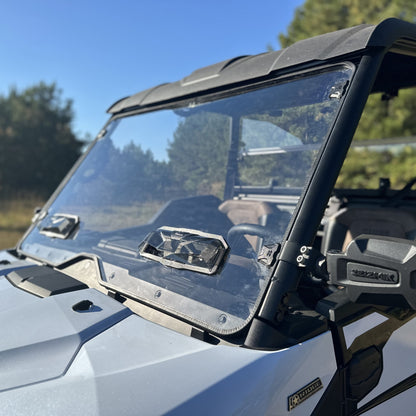 Seizmik Toolless Versa-Vent UV Resistant Polycarbonate Windshield Kit Kawasaki Ridge