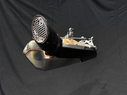 Vandemon Carbon Fibre Dresser Kit OEM Muffler Ducati V2 Panigale 2020-2024
