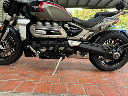 Vandemon Bimodal Titanium Slip-On Exhaust Sytem Triumph Rocket 3R, GT 2500 2024-2025