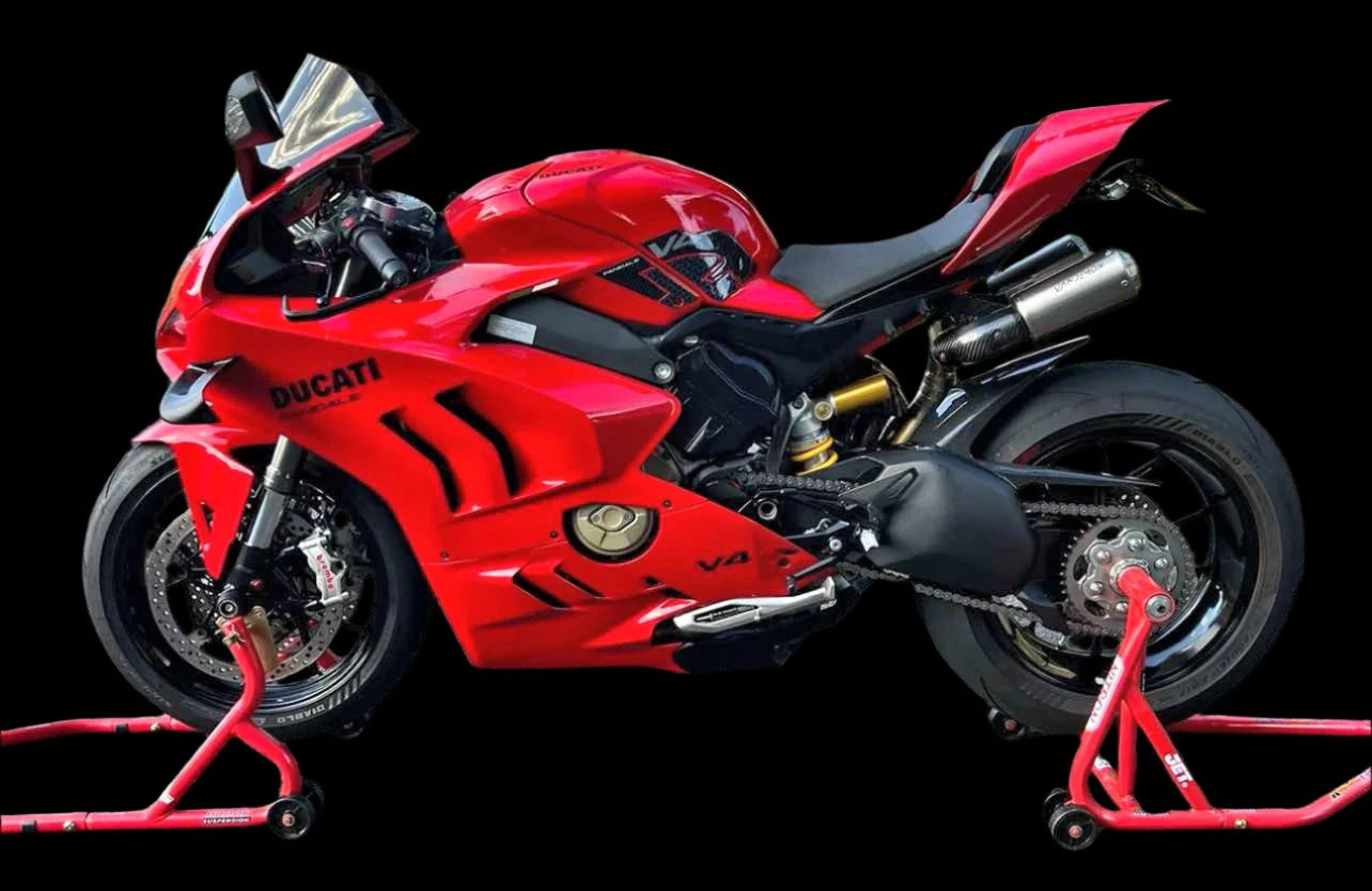 Vandemon Titanium High Mount Exhaust System Ducati Panigale V4,V4S,V4R & Streetfighter V4 - Adventure Parts