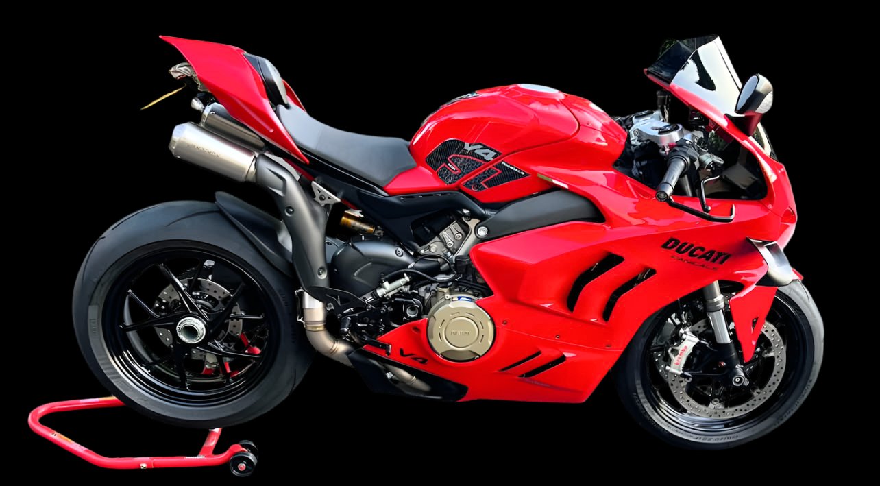 Vandemon Titanium High Mount Exhaust System Ducati Panigale V4,V4S,V4R & Streetfighter V4 - Adventure Parts