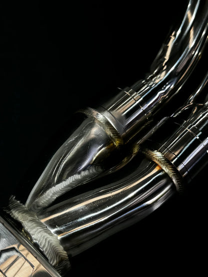 Vandemon Exhaust Stainless Steel Low Mount System CFMOTO 450NK 2023-2024