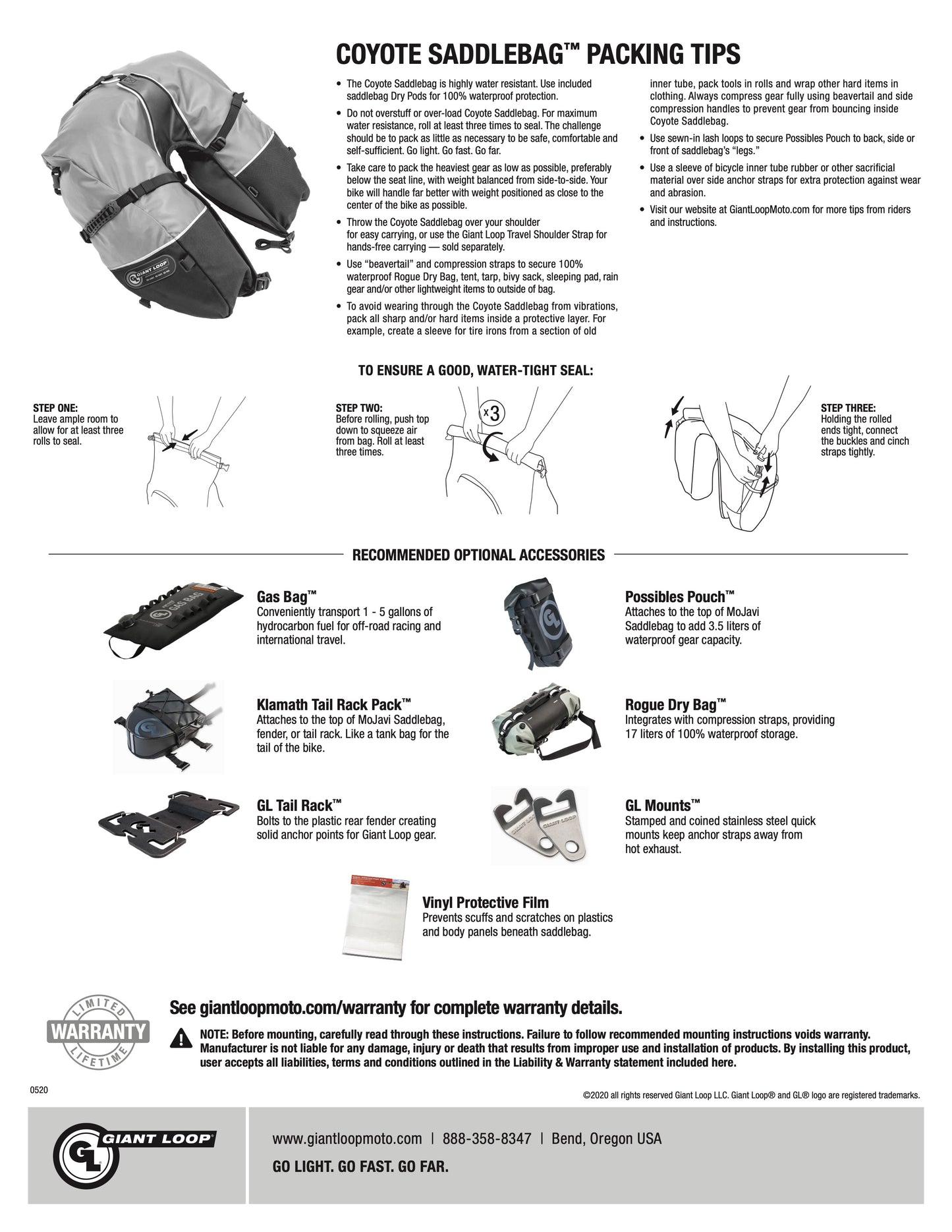 Giant Loop Coyote Saddlebag