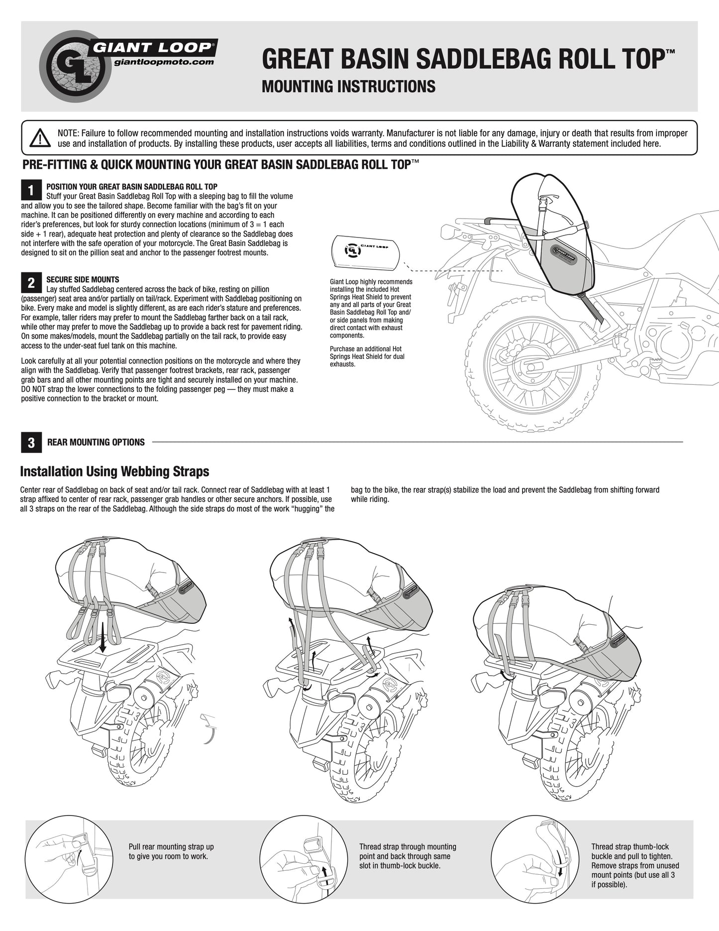 Giant Loop Great Basin Saddlebag