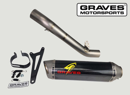 Graves Motorsports Cat Back Exhaust Kawasaki WORKS2 ZX-6R 2009-2018