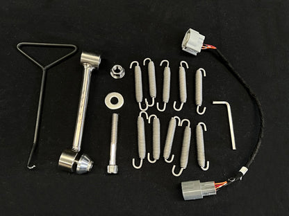 Vandemon Brushed Titanium Exhaust System Kawasaki Ninja ZH2 2020-2025 - Adventure Parts