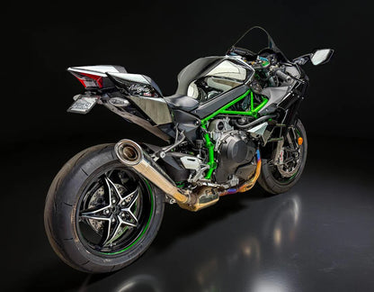 Vandemon H2R Titanium Slip-On Kawasaki Ninja H2 2015-On