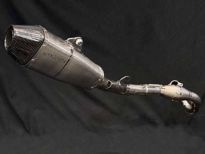 Vandemon Full Exhaust System Titanium Kawasaki KX250F 2025 - Adventure Parts