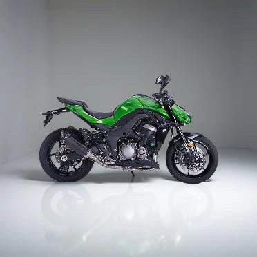 Vandemo Titanium Exhaust System with Carbon Fibre Mufflers Kawasaki Z1000 2014-2020