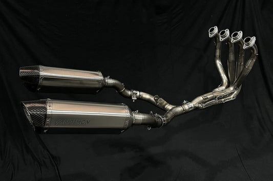 Vandemon 4 into 2 Titanium Exhaust System Kawasaki Z1000 2014-2020