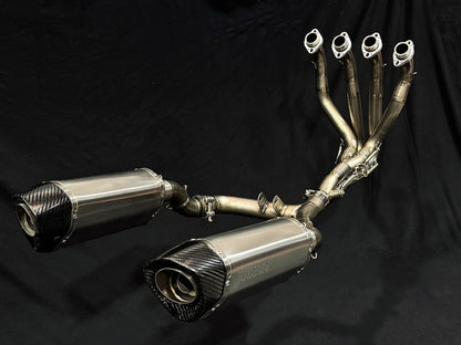 Vandemon 4 into 2 Titanium Exhaust System Kawasaki Z1000 2014-2020
