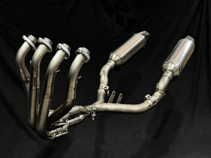 Vandemon 4 into 2 Titanium Exhaust System Kawasaki Z1000 2014-2020