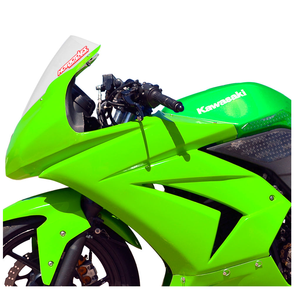 Hotbodies Racing Race Bodywork – Color Form Green Kawasaki Ninja 250R 2008-2012 - Adventure Parts