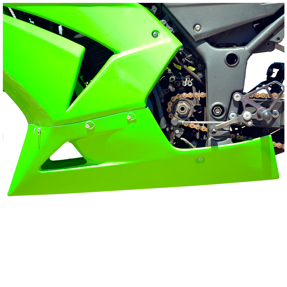 Hotbodies Racing Race Bodywork – Color Form Green Kawasaki Ninja 250R 2008-2012 - Adventure Parts